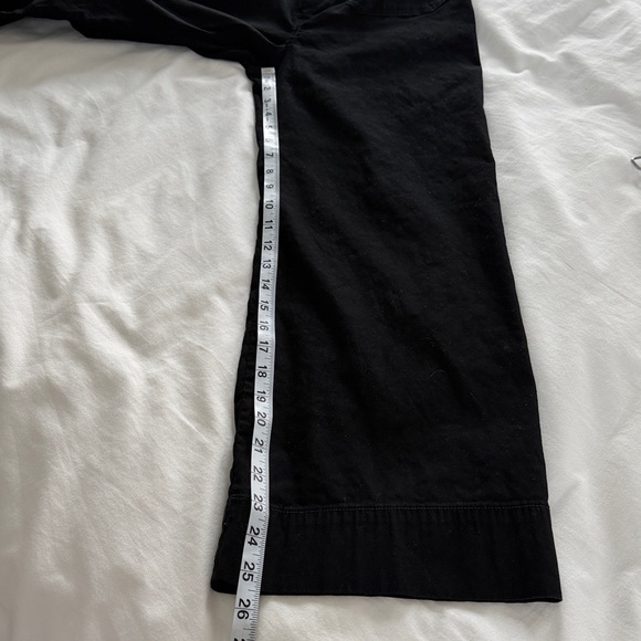 Maeve The Collette High Rise Cropped Wide Leg Pant Black 26 Anthropologie - Picture 16 of 16